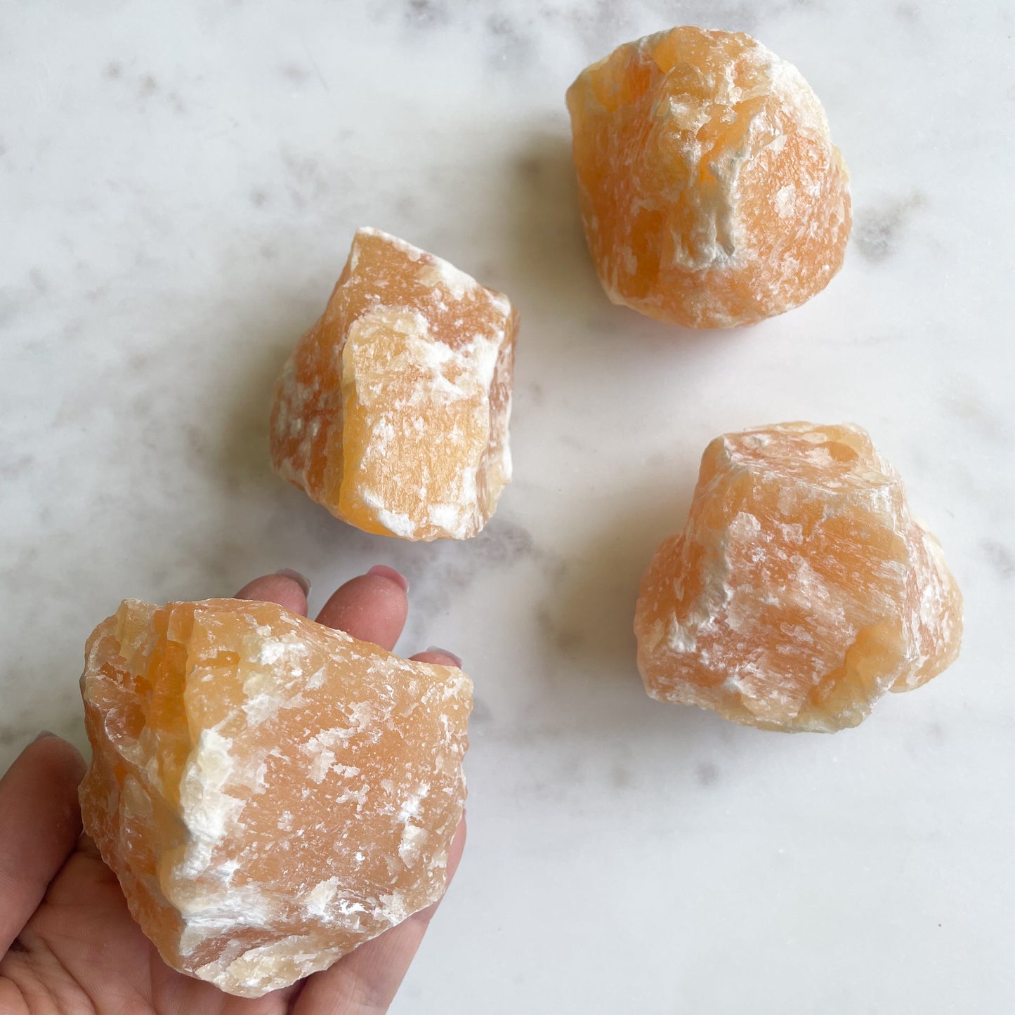 ORANGE KALCIT RÅ